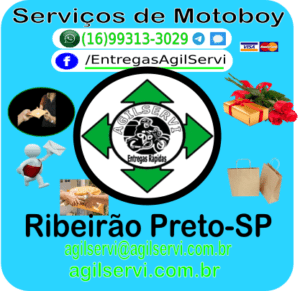 A Agilservi serviços de entregas rápidas é empresa de motoboy para entregas rápidas de documentos e encomendas aqui em Ribeirão Preto.